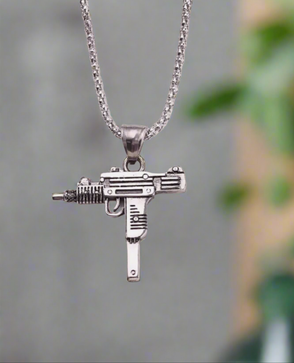 UZI Gun Pendant
